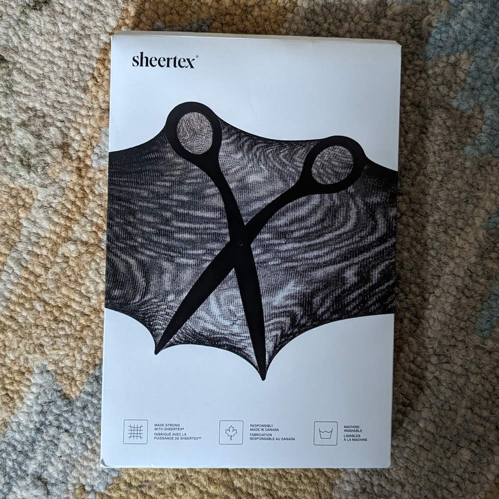 Sheertex Tights/leggings (size M) - Backseam Sheer Rip-Resist